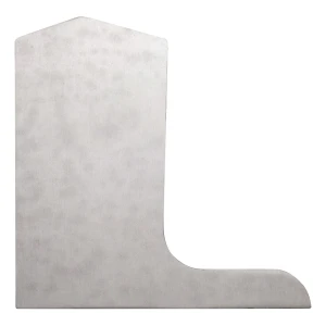 Kozza Seitenabschluss links für L-Glasgeländerprofil KE 105 – Aluminium eloxiert matt