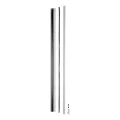Kozza KB5000 – komplettes französisches Aluminium-Balkongeländer H1100 mm, flaches System, matt eloxiert 000-850 (4)