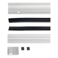 Kozza KB5000 – komplettes französisches Aluminium-Balkongeländer H1100 mm, flaches System, matt eloxiert 000-850 (6)