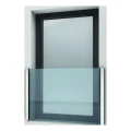 Kozza KB5000 – komplettes französisches Aluminium-Balkongeländer H1100 mm, flaches System, matt eloxiert 000-850 (10)
