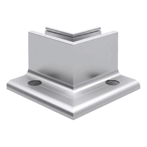 Kozza KE 105 – L-Profil Innenecke 90° für Ganzglas-Geländer, Aluminium, matte Eloxierung 000-865 (1)