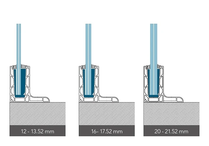 Kozza KE 105 – Aluminium L-Profil für Vollglas-Geländer 5000 mm 000-871 (5)