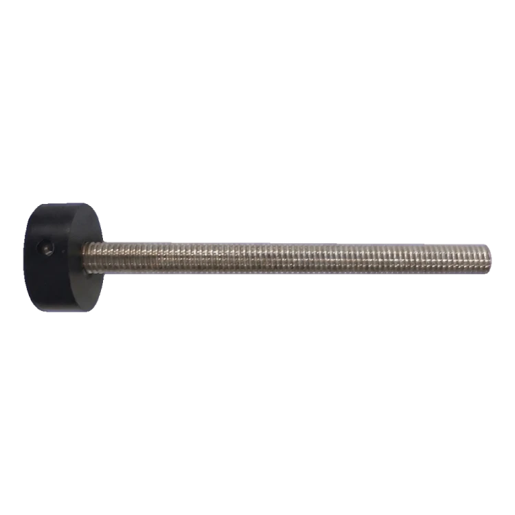 PSG einseitiger runder schwarzer Türgriff 32×1200 mm AISI 304 – 45° Befestigung 000-721 (4)