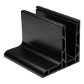 Kozza KE 105 – L-Aluminiumprofil für Vollglasgeländer 5000 mm schwarz 000-872 (2)
