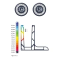 Kozza KE 105 – L-Aluminiumprofil für Vollglasgeländer 5000 mm schwarz 000-872 (4)