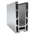 Kozza KF 1000 – Aluminium U-Profil für Ganzglas-Geländer 5000 mm mit Entwässerung 000-878 (1)