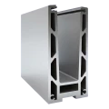 Kozza KF 1000 – Aluminium U-Profil für Ganzglas-Geländer 5000 mm mit Entwässerung 000-878 (2)