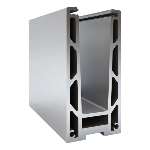 Kozza KF 1000 – Aluminium U-Profil für Ganzglas-Geländer 5000 mm mit Entwässerung 000-878 (2)