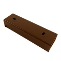 U-Profil Verbinder Halter für Sockelplatte 200x55 Braun GPV-700-25 (1)