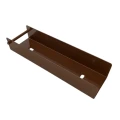 U-Profil Verbinder Halter für Sockelplatte 200x55 Braun GPV-700-25 (2)