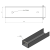 U-Profil Verbinder Halter für Sockelplatte 200x55 Braun GPV-700-25 (3)