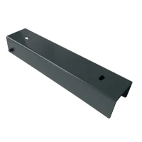 U-Profil Verbinder Halterung für Fundament 250x50 anthrazit grau