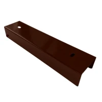 C-Profil Verbinder Halterung für Sockel 250x55 braun