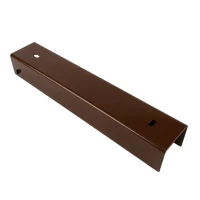 C-Profil Verbinder Halterung für Sockelwand 300x50 braun
