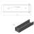 C-Profil Verbinder Halterung für Sockelwand 300x50 braun GPV-700-55 (3)