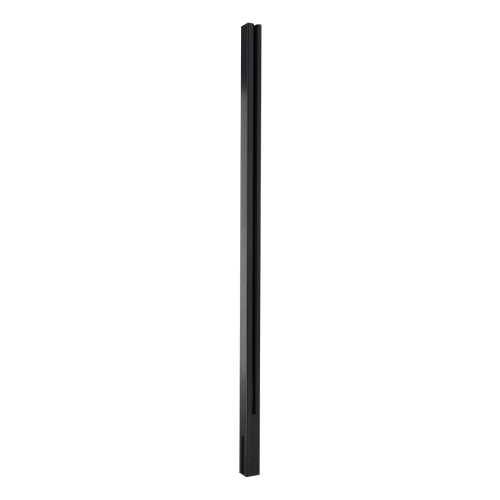 Eckpfosten Geländer 45x45x1283mm Glas 8,72mm dunkelgrau Kozza KR7500 000-890 (1)