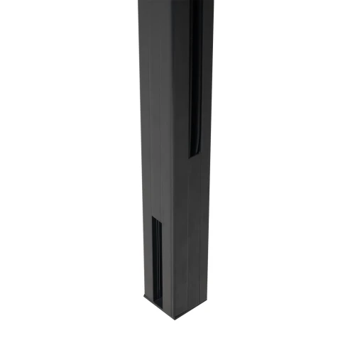 Eckpfosten Geländer 45x45x1283mm Glas 8,72mm dunkelgrau Kozza KR7500 000-890 (2)