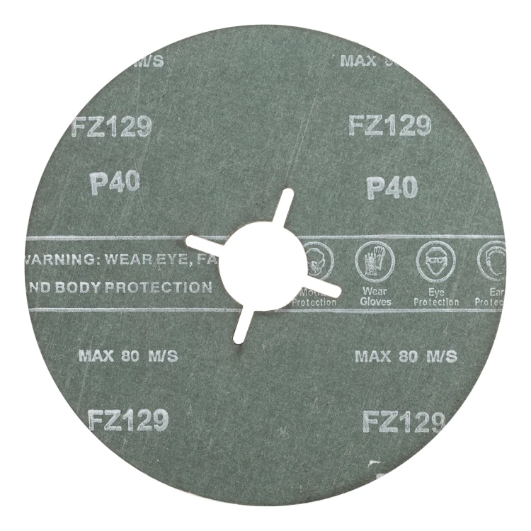 Starflex FZ129 – Zirkonfaser-Schleifscheibe P40 125 mm für Edelstahl 000-912 (2)