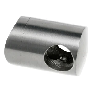 PSG Durchgangshalter für Stab ø 12 mm – Befestigung an Rohr 42,4 mm, AISI 304 poliert