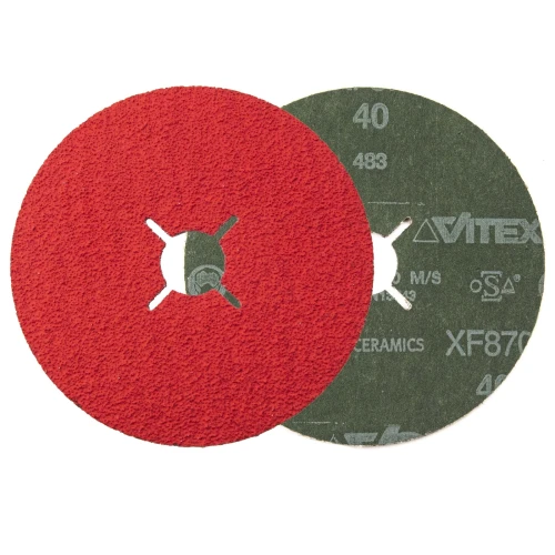 PFERD – Keramik-Fiberscheibe XF870 125 mm P40 (Packung 5 Stück) 000-930 (1)