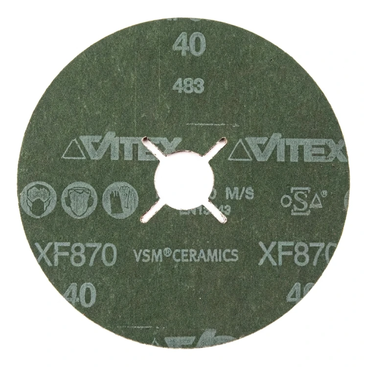 PFERD – Keramik-Fiberscheibe XF870 125 mm P40 (Packung 5 Stück) 000-930 (3)