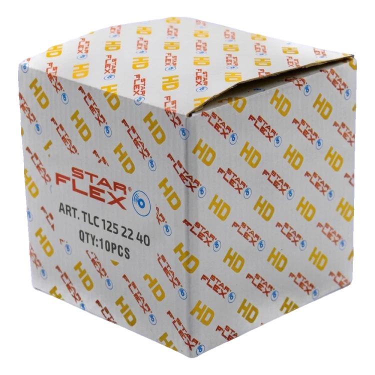 Starflex HD – keramische Fächerscheibe T29 125 mm für Stahl und INOX, Körnung 40 000-940 (5)