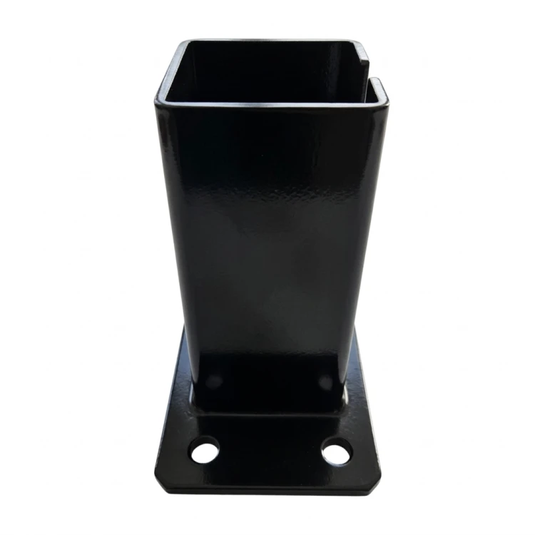 Pfostenfuß für Zaunpfosten 80x80 mm 8 mm schwarz 000-786 (3)