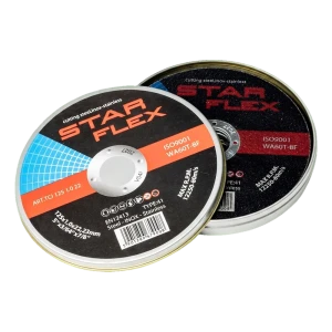 Starflex – Trennscheiben-Set für Stahl und Edelstahl 125×1,0 mm (10 Stk.)