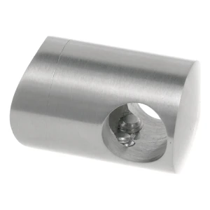 Durchgangssockel für Geländer Ø 12 mm für Rohr 42,4 mm – Edelstahl AISI 304 satiniert