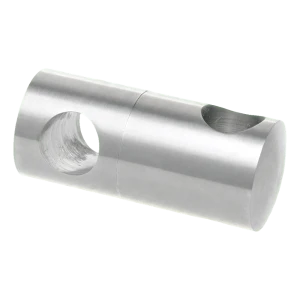 PSG Durchgangshalterung doppelt für Geländerstäbe ø 12 mm – Edelstahl AISI 304 satiniert