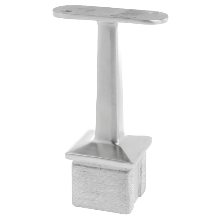 PSG Flachhandlaufstütze geklebt für Pfosten 40×40 mm – Edelstahl AISI 304 satiniert 001-051 (1)
